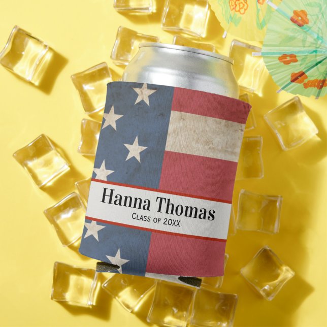 Porta-lata FESTA DE FORMATURA Patriótica Militar dos EUA (Verão in situ)