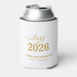 Porta-lata Festa de Graduação Moderna da Turma de 2026 com Le
