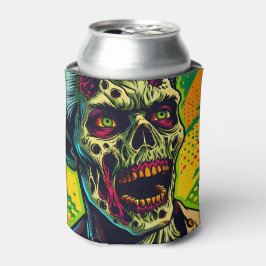Porta-lata Festa de Halloween de Zumbi Assustador