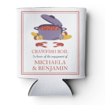 Festa de noivado de Chá de Casais de lagosta