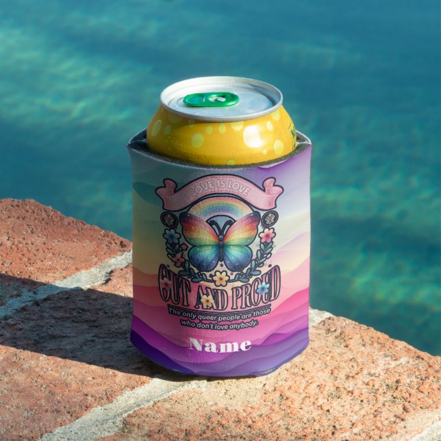 Porta-lata Festa de Orgulho gay de Saída e Orgulho (Piscina in situ)