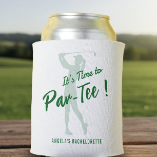 Porta-lata Festa de Solteira de Golfe É Hora de Par-Tee