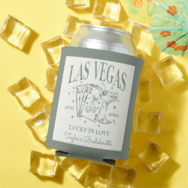 Porta-lata Festa de solteira de Las Vegas personalizada