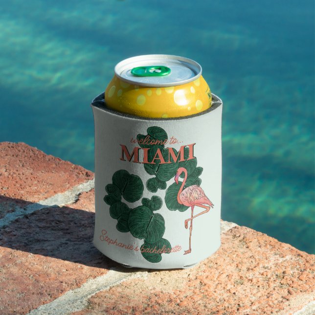 Porta-lata festa de solteira em Miami (Piscina in situ)