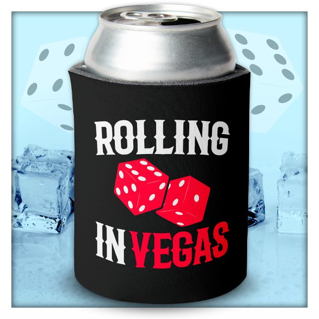 Porta-lata Festa em Vegas Rolling em Las Vegas (Criador carregado)