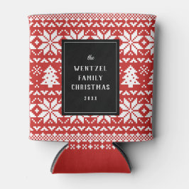 Porta-lata Festa Nórdica de Natal do Estilo