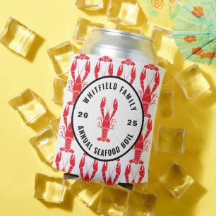 Porta-lata Festa Personalizada de Lagostas Familiares