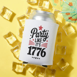 Porta-lata Festeje Como Se Fosse 1776 Camiseta Divertida do