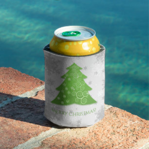 Porta-lata Festiva Verde Árvore Festiva Fresca