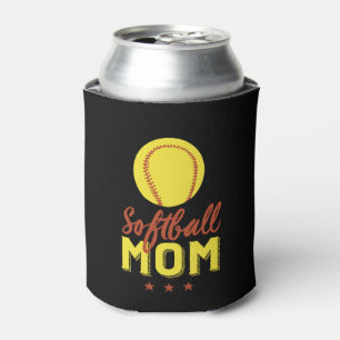 Porta-lata Filho da Mãe de Softball Orgulhosa Mãe Mãe de J