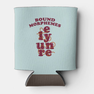 Porta-lata Filmagem de Morphemes Vinculados Ensinando Inglês