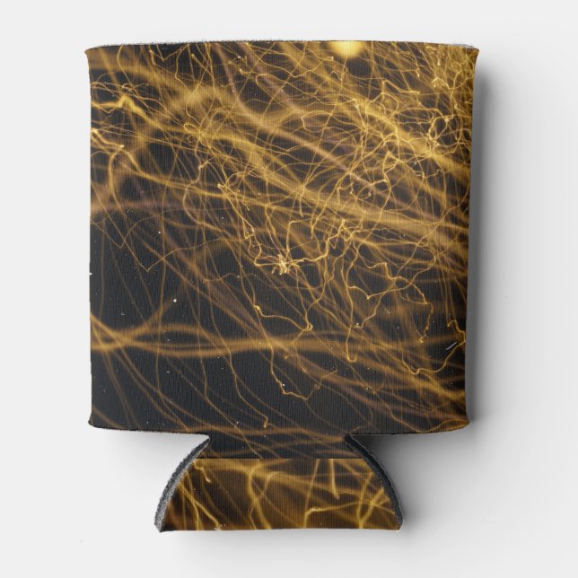 Porta-lata Filme Grain: Abstrato Bokeh Trail (Frente)