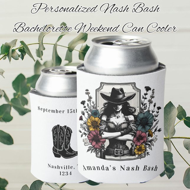 Porta-lata Fim de Semana Personalizado de Nash Bash Bachelore (Criador carregado)