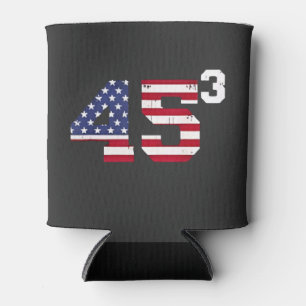 Porta-lata Fique com 45 Pro Trump USA Flag 4 de 4 de julho
