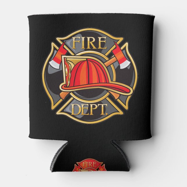 Porta-lata Fire Department Can Cooler - srf (Frente)