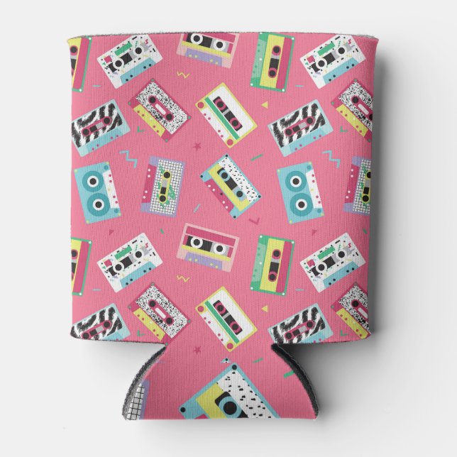 Porta-lata Fitas de Áudio Retroativas: Estilo 80s. (Frente)