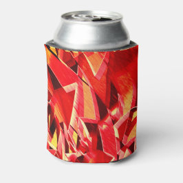 Porta-lata Fitas vermelhas raspadas que simulam movimento