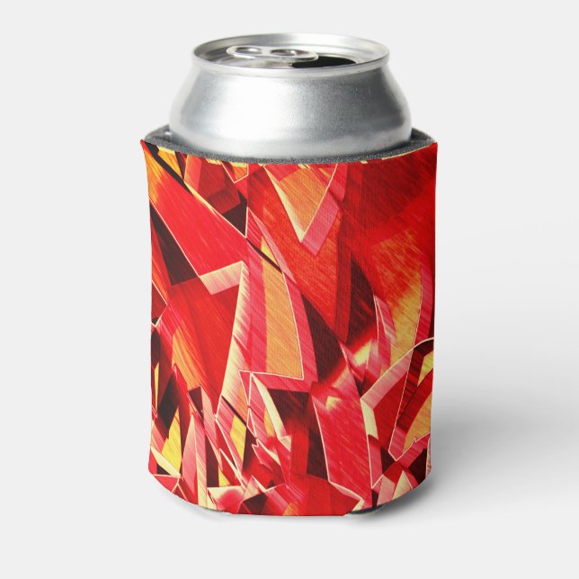 Porta-lata Fitas vermelhas raspadas que simulam movimento (Can Back)