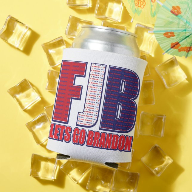 Porta-lata FJB — Lets-Go-Brandon (Verão in situ)