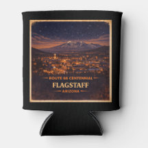 Flagstaff Arizona Marco de 100 Anos Noite Estrelad