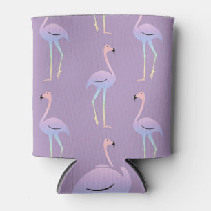 Porta-lata Flamingo Rainbow: Padrão Invisível e Colorido.