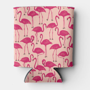 Porta-lata Flamingo Retrô Sorvete Sunset à Beira da Piscina