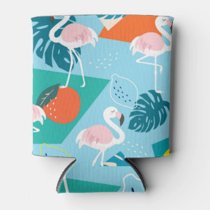 Porta-lata Flamingo Tropical, Trendy Vintage.
