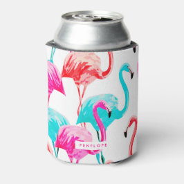 Porta-lata Flamingos Cute