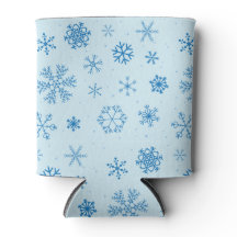 Flocos de Neve Azuis