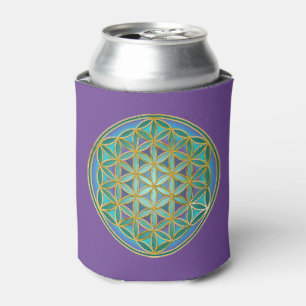 Porta-lata FLOR DA VIDA - Design 1 das Geometrias Sagradas