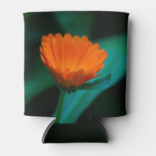 Porta-lata Flor de margarida laranja