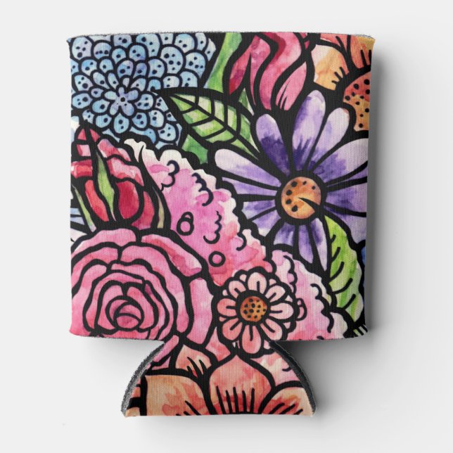 Porta-lata Flor de Primavera do Buquê (Frente)