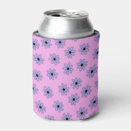 Porta-lata Flor Floral Purple Elegante Dor De Aquarela