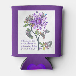 Porta-lata Flor no deserto pode arrefecer