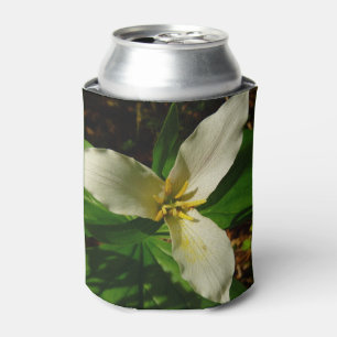 Porta-lata Flor Trillio Branco