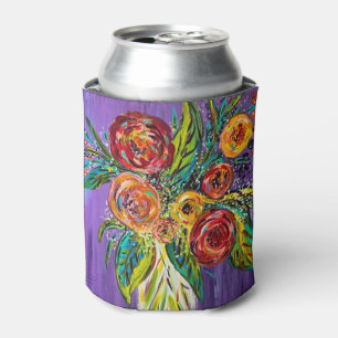 Porta-lata Floral Can Cooler