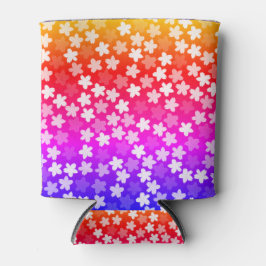 Porta-lata Floral Colorida Brilhante