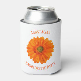 Porta-lata Floral Daisy Festa de solteira personalizada