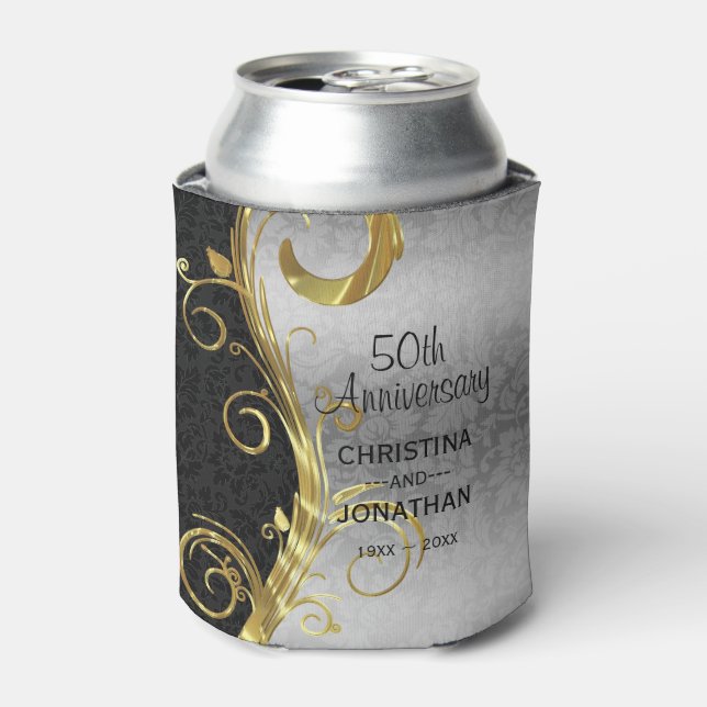 Porta-lata Floral Damask (Can Front)