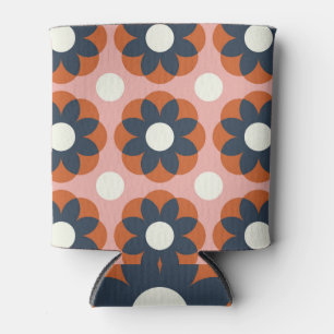 Porta-lata Floral escandinavo: Design de colheita sem costura