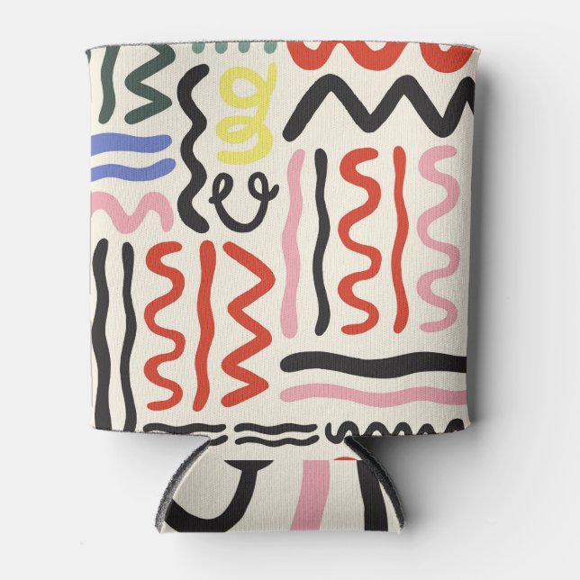 Porta-lata Floral Shawl: Ornament Paisley Quadrado (Frente)