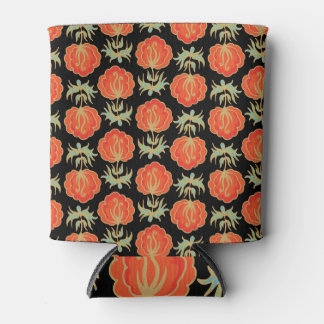 Porta-lata Floral Vintage Padrão Invisível