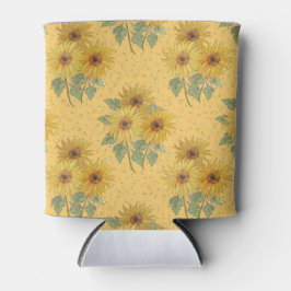 PORTA-LATA FLORES AMARELOS E DOURADOS DO OUTONO