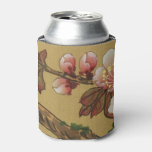 Porta-lata Flores Asiáticas Japonesas de Cerejeira Vintage
