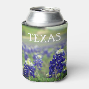 Porta-lata Flores Azuis Flores do Texas Floral