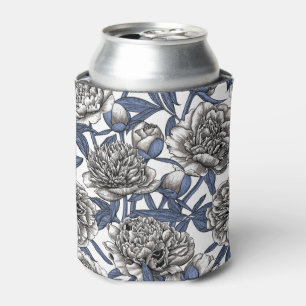 Porta-lata Flores brancas