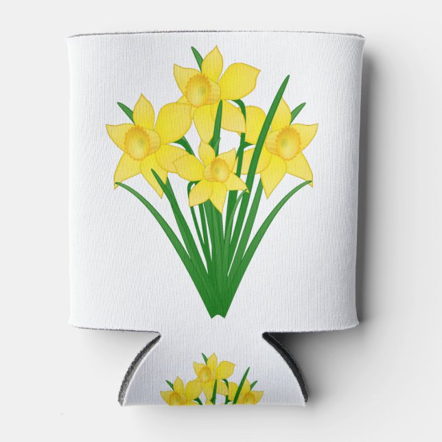 Porta-lata Flores Daffodil (Frente)