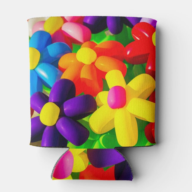 Porta-lata Flores de Balão de Brinquedo (Traseira)