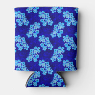 Porta-lata Flores de Hibiscus, Tartarugas de Honu Azuis Oceân