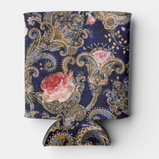 Porta-lata Flores Decorativas Coloridas Batik